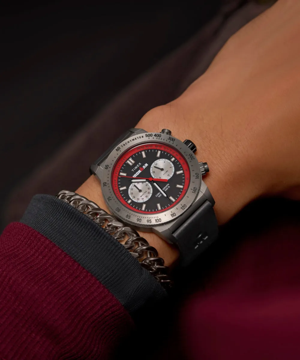 TIMEX® IRONMAN® Challenger Chronograph 44mm Silicone Strap Watch sold by Timex product image thumbnail 2