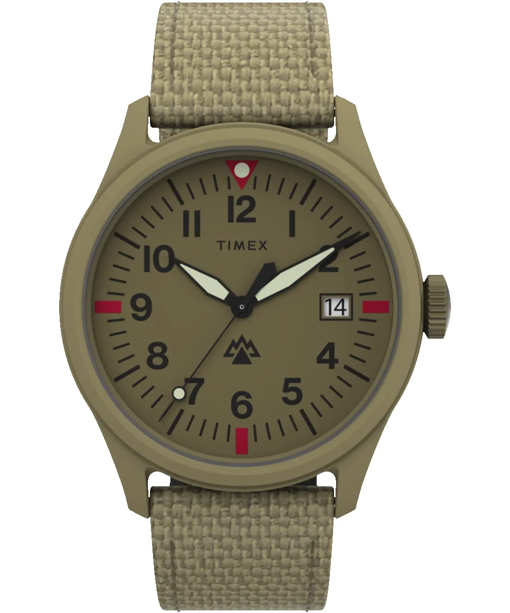 Expedition Traprock 43mm Eco-Friendly Fabric Strap Watch sold by Timex