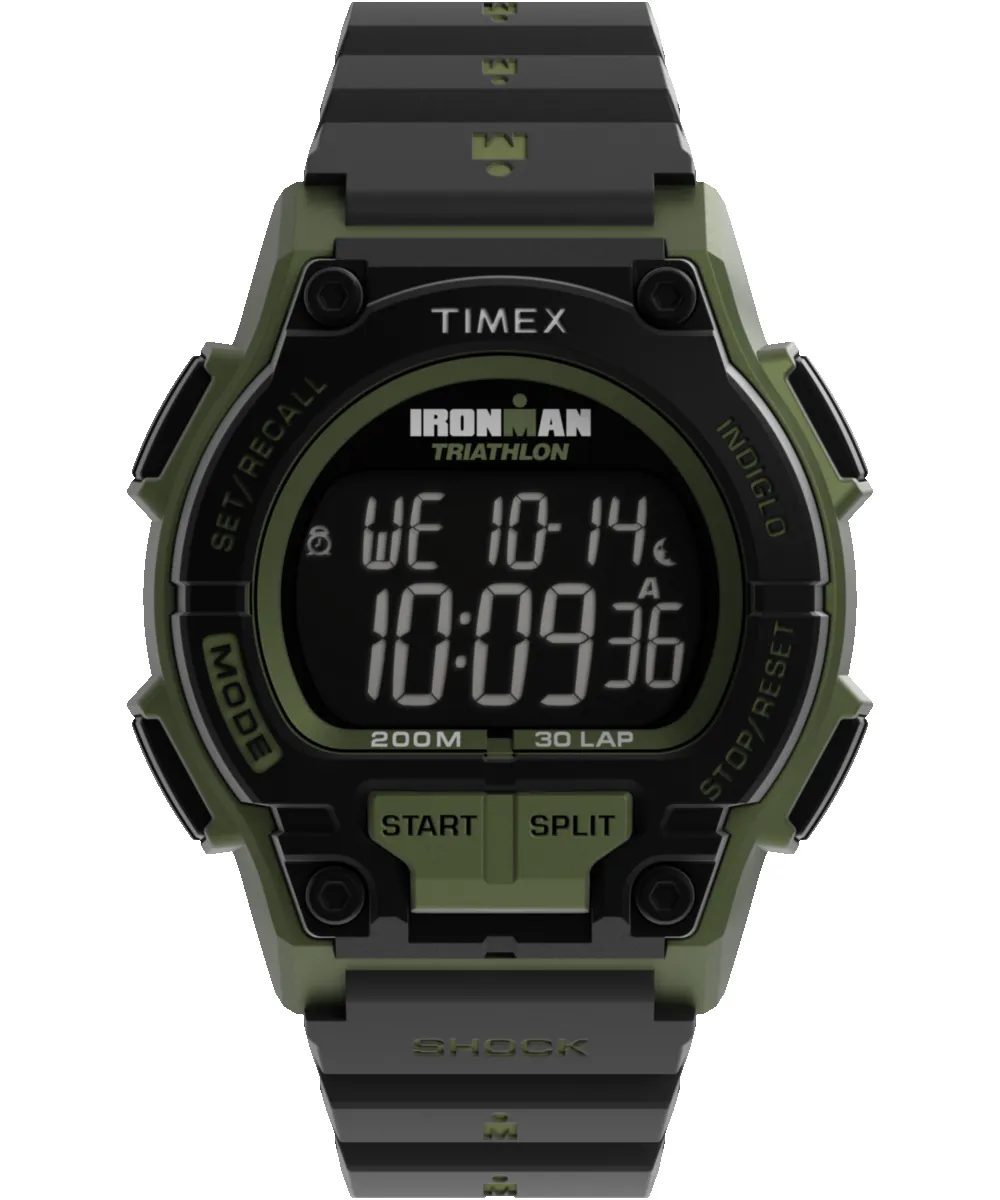 TIMEX® IRONMAN® Shock Endure 42mm Resin Strap Watch sold by Timex