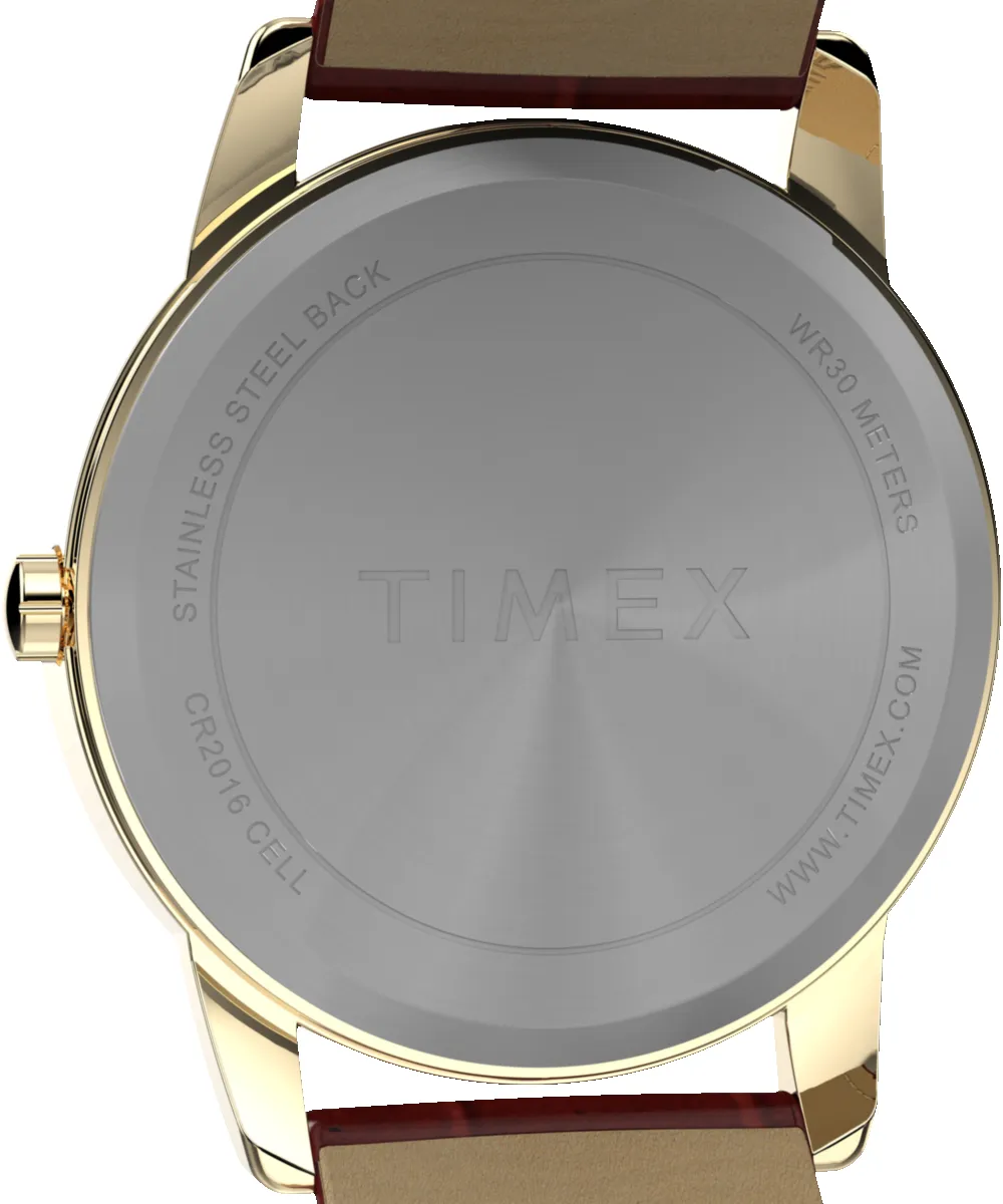 Easy Reader® 35mm Leather Strap Watch sold by Timex product image thumbnail 5