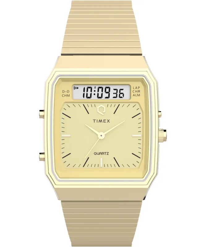 Q Timex® 1982 Ana-Digi Reissue 33mm Stainless Steel Bracelet Watch  sold by Timex