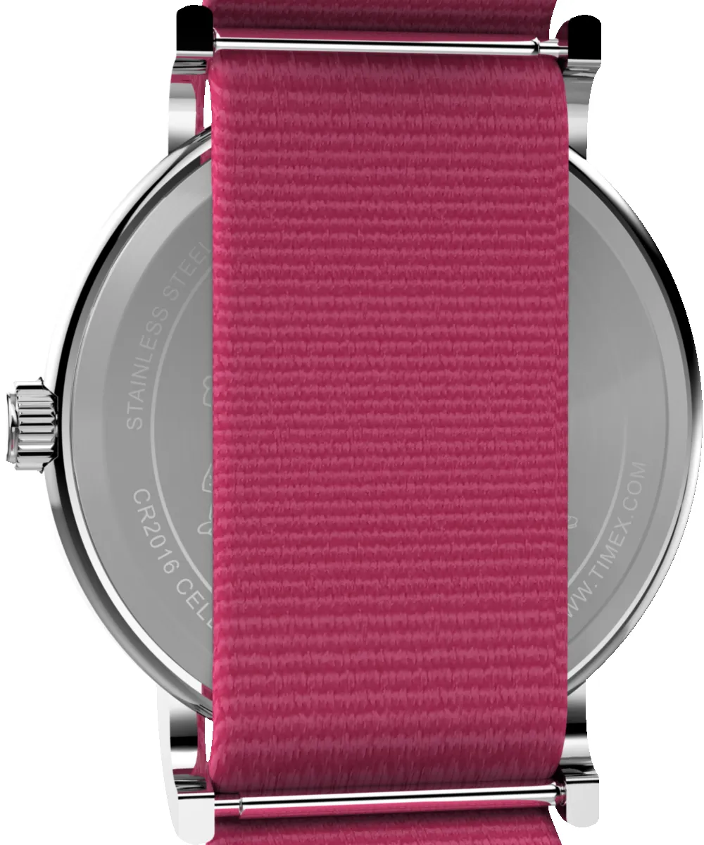 Timex x Peanuts® Timex Weekender Floral 38mm Fabric Strap Watch sold by Timex product image thumbnail 4