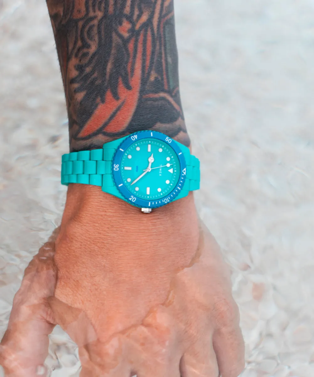 Timex Legacy #tide™ 37mm Recycled Plastic Bracelet Watch sold by Timex product image thumbnail 2