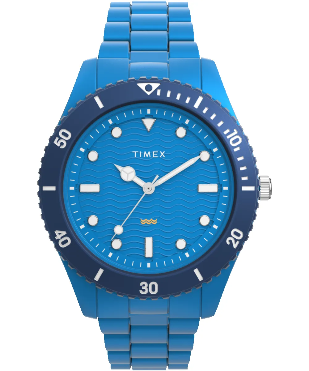 Timex Legacy #tide 42mm Recycled Plastic Bracelet Watch sold by Timex