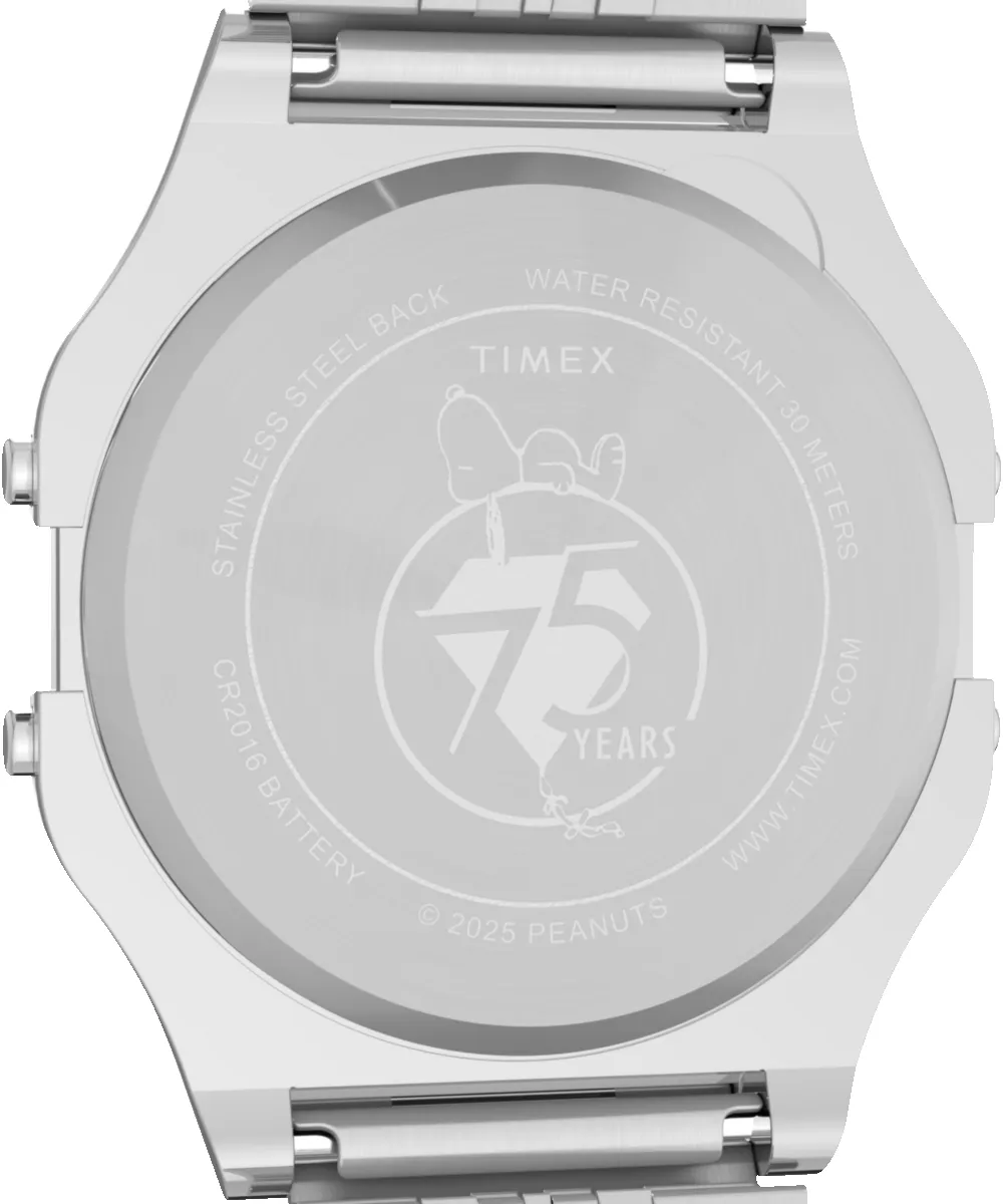 Timex x Peanuts® T80 75th Anniversary Edition 34mm Stainless Steel Bracelet Watch sold by Timex product image thumbnail 5