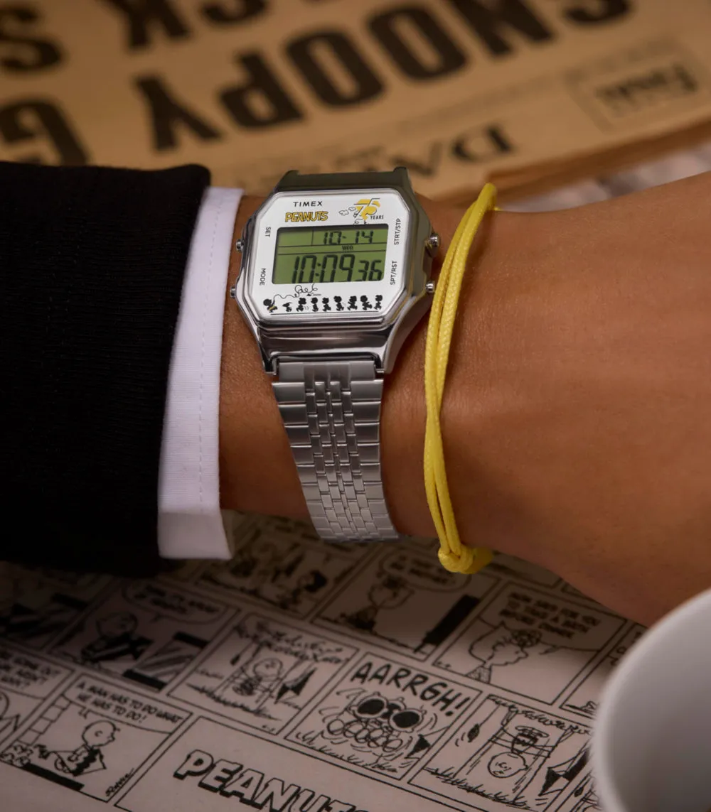 Timex x Peanuts® T80 75th Anniversary Edition 34mm Stainless Steel Bracelet Watch sold by Timex product image thumbnail 2