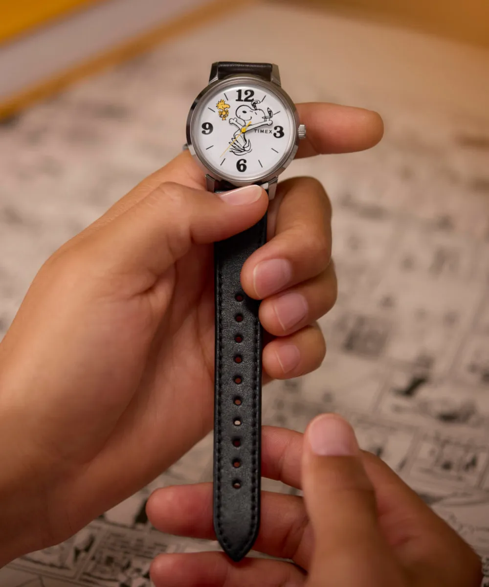 Timex x Peanuts® Marlin® 75th Anniversary Edition 38mm Leather Strap Watch sold by Timex product image thumbnail 2