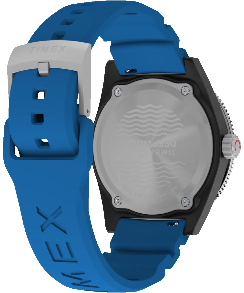 Deepwater Reef 200 XCF 43mm Synthetic Rubber Strap Watch sold by Timex product image thumbnail 5