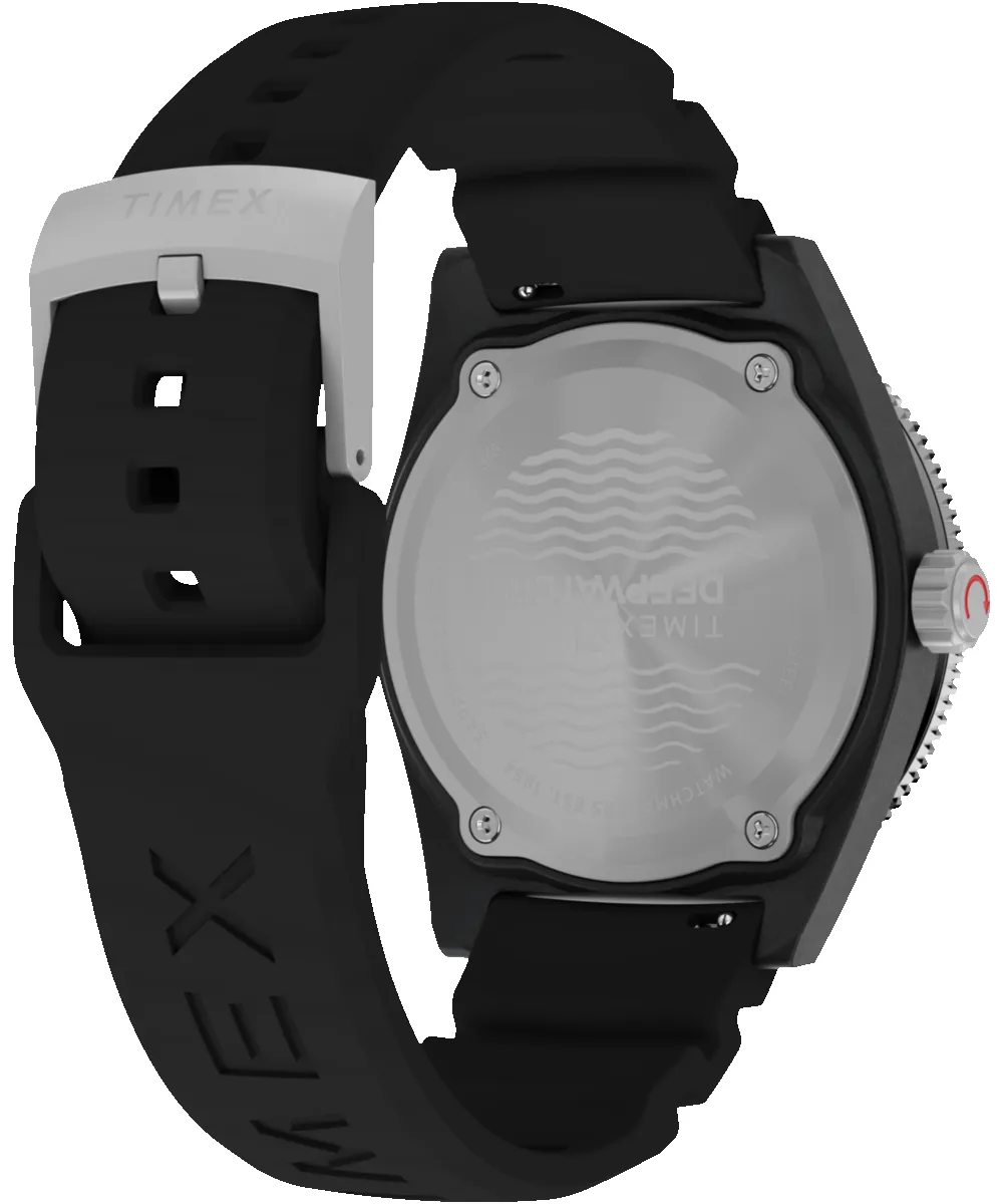 Deepwater Reef 200 XCF 43mm Synthetic Rubber Strap Watch sold by Timex product image thumbnail 5