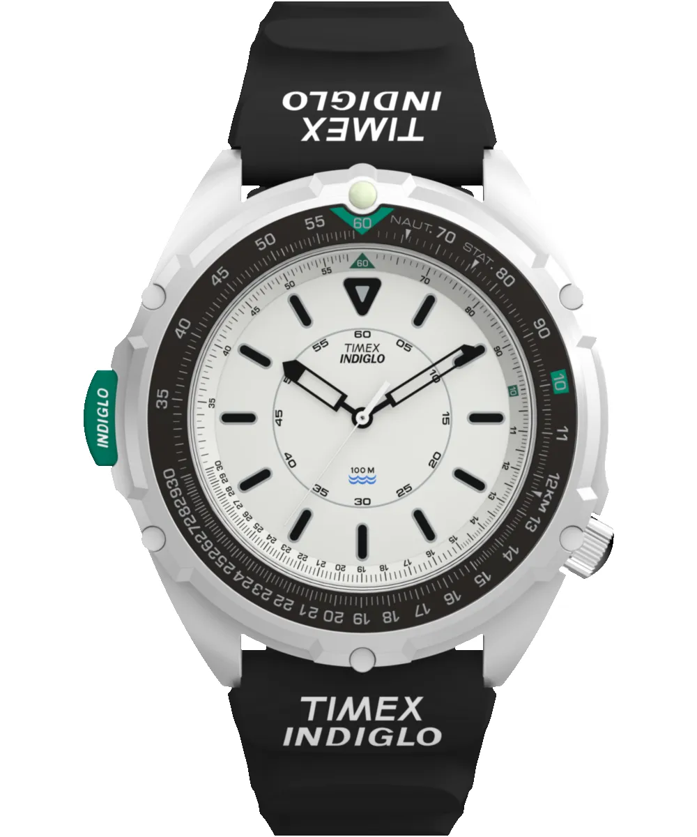 Timex 1995 Intrepid Reissue 46mm Synthetic Rubber Strap Watch sold by Timex