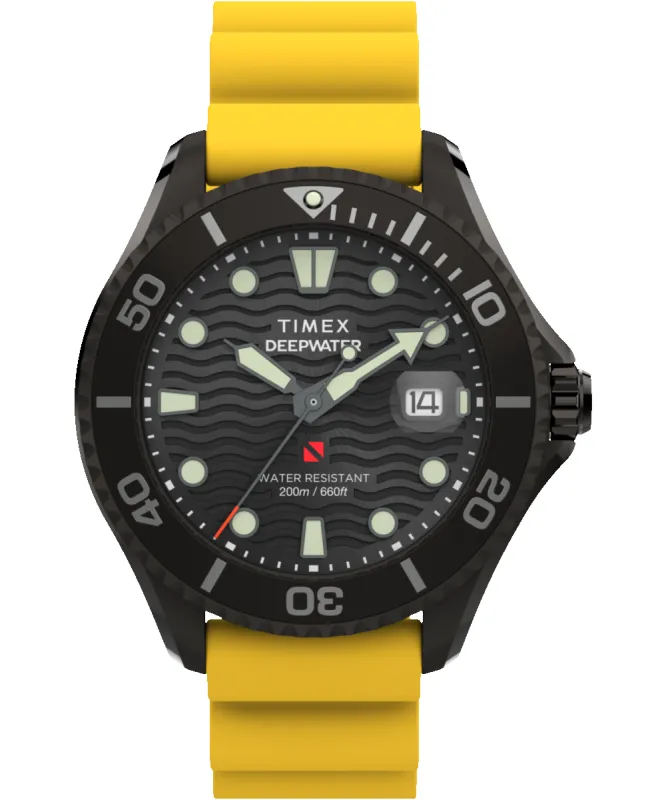 Deepwater Meridian 200 44mm Synthetic Rubber Strap Watch  sold by Timex