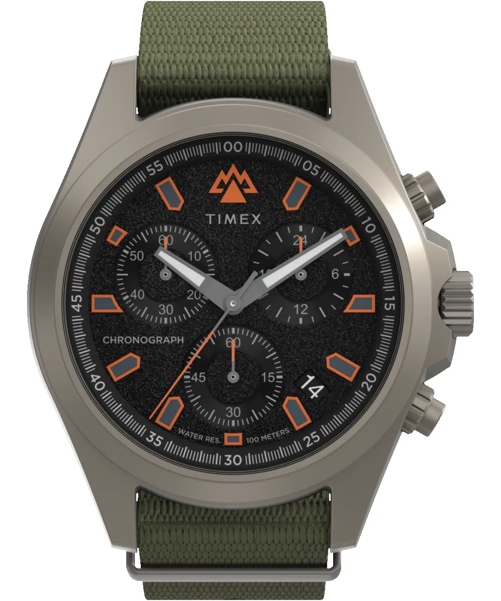 Expedition® Field Chronograph 43mm Eco-Friendly Fabric Strap Watch sold by Timex