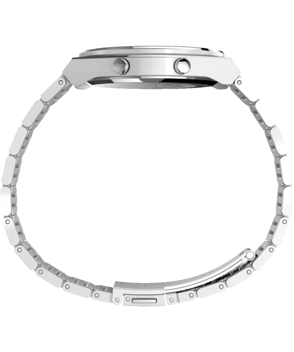 Q Timex® Q80 Continental 39mm Stainless Steel Bracelet Watch sold by Timex product image thumbnail 3