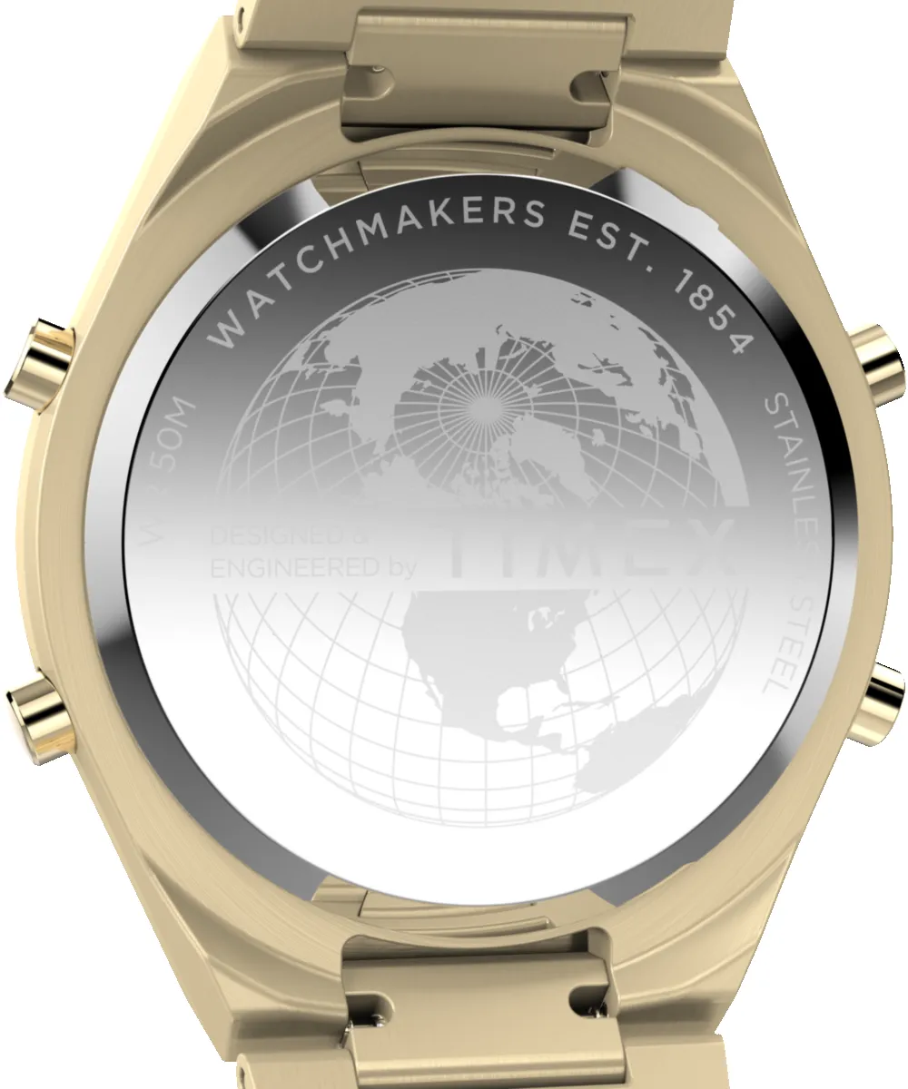 Q Timex® Q80 Continental 39mm Stainless Steel Bracelet Watch sold by Timex product image thumbnail 5