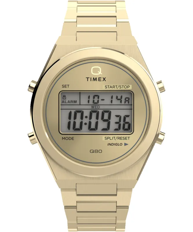 Q Timex® Q80 Continental 39mm Stainless Steel Bracelet Watch sold by Timex