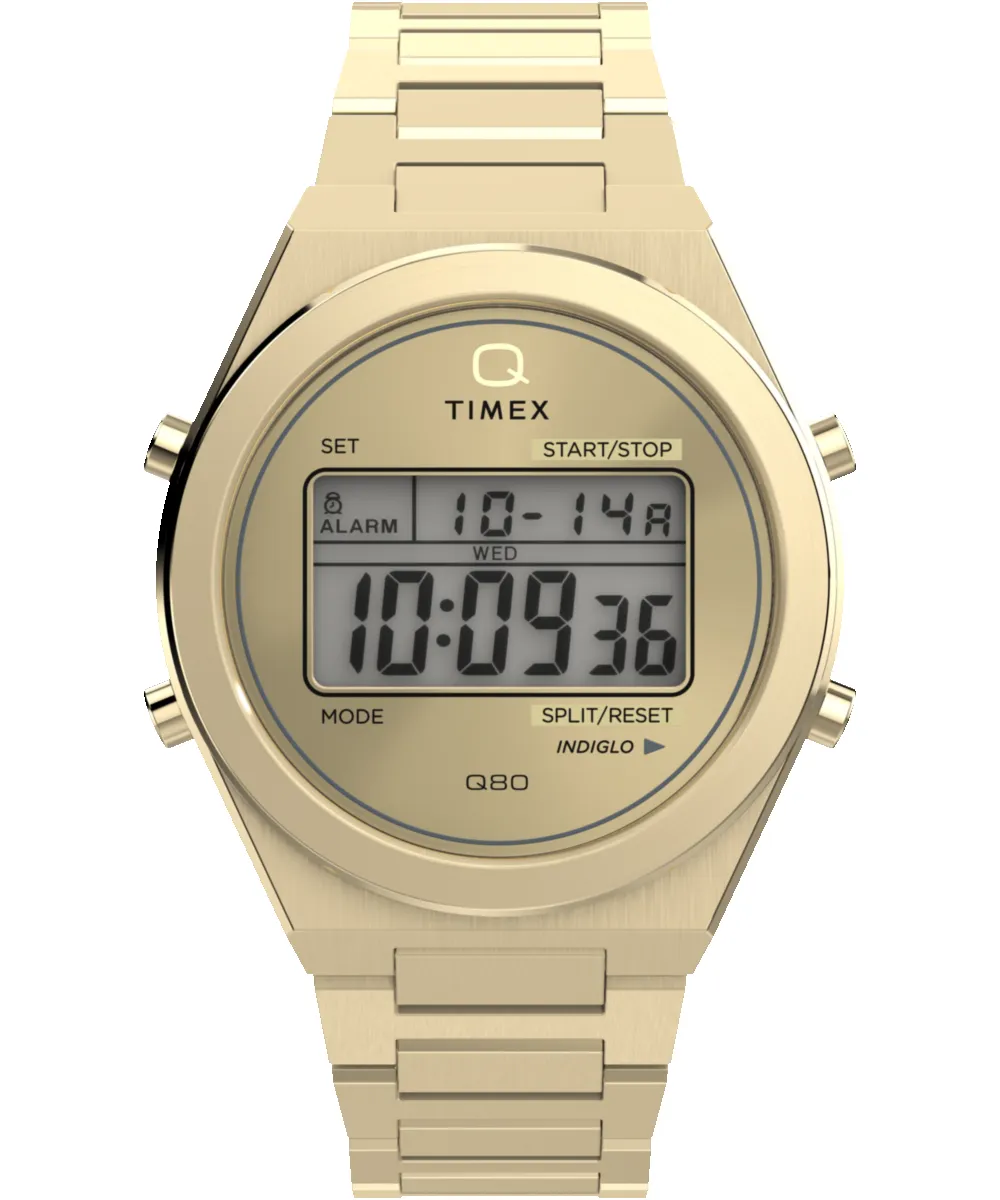 Q Timex® Q80 Continental 39mm Stainless Steel Bracelet Watch sold by Timex