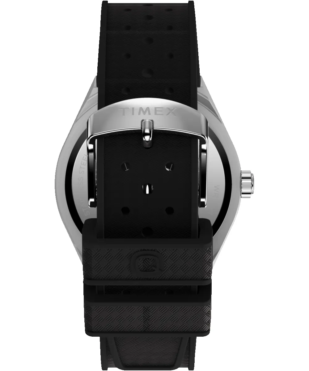 Q Timex® Continental GMT 39mm Synthetic Rubber Strap Watch sold by Timex product image thumbnail 4