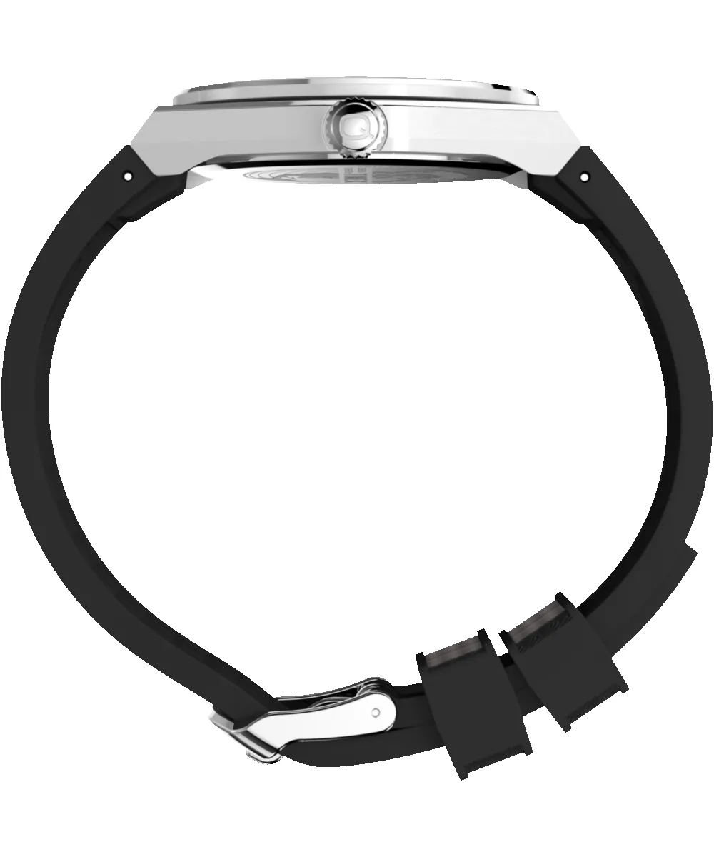 Q Timex® Continental GMT 39mm Synthetic Rubber Strap Watch sold by Timex product image thumbnail 3