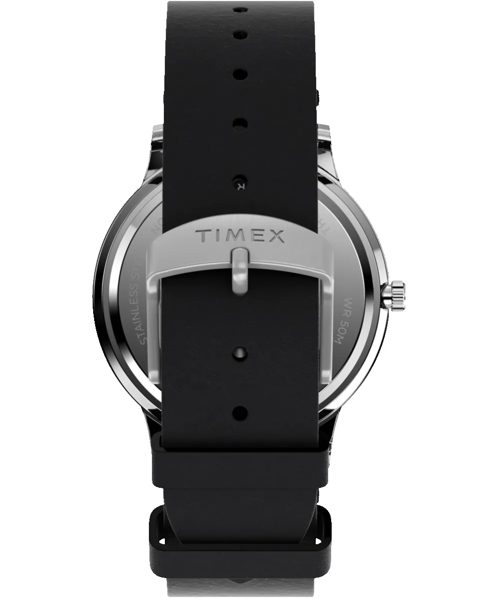 Waterbury Classic 3 Hand 40mm Leather Strap Watch sold by Timex product image thumbnail 3