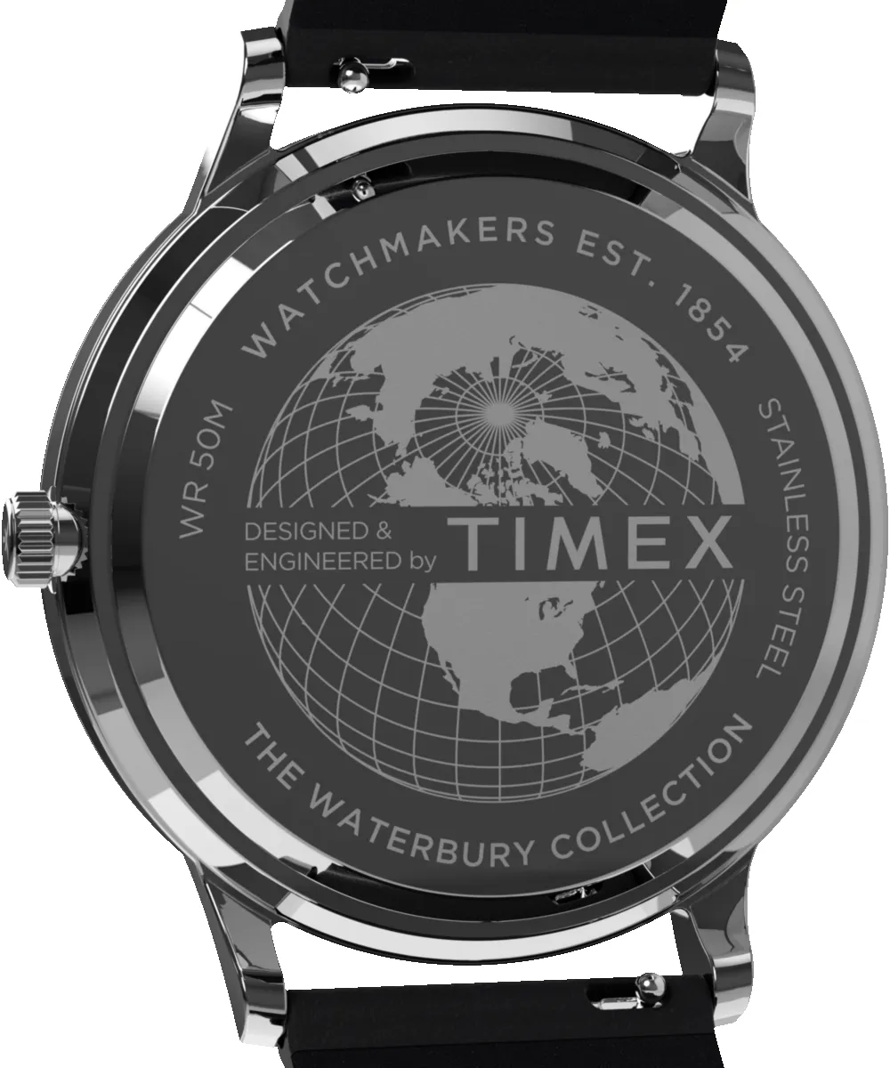 Waterbury Classic 3 Hand 40mm Leather Strap Watch sold by Timex product image thumbnail 4