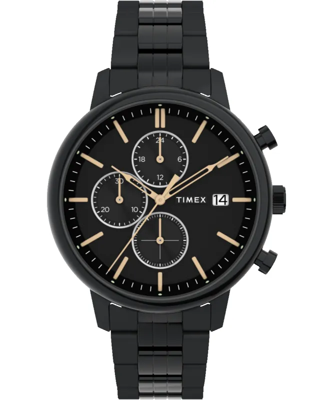 Chicago Chronograph 45mm Stainless Steel Bracelet Watch made by Timex