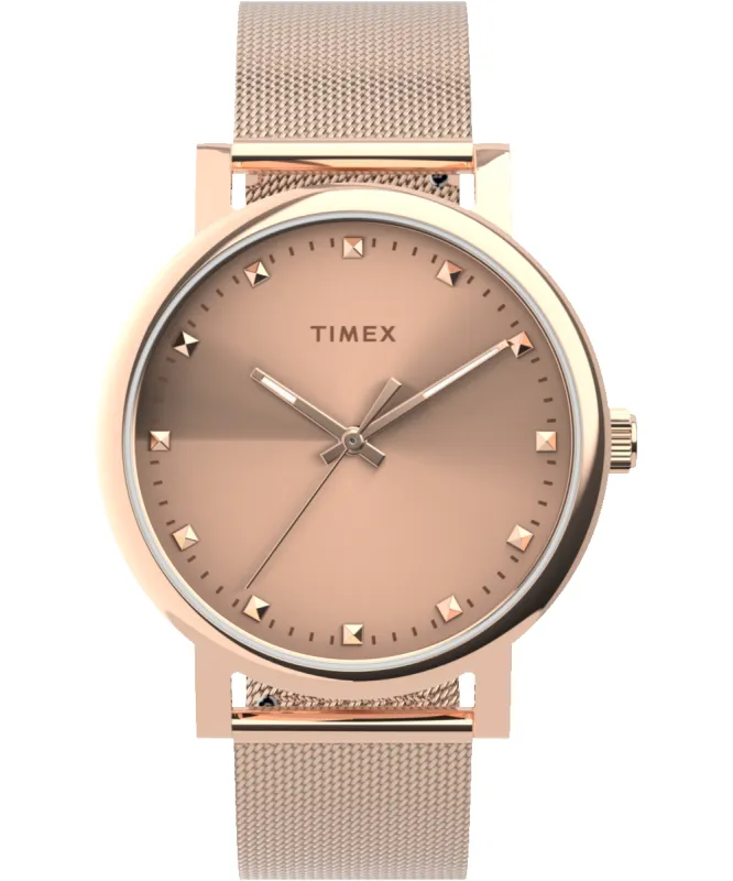 Originals 38mm Stainless Steel Mesh Band Watch sold by Timex