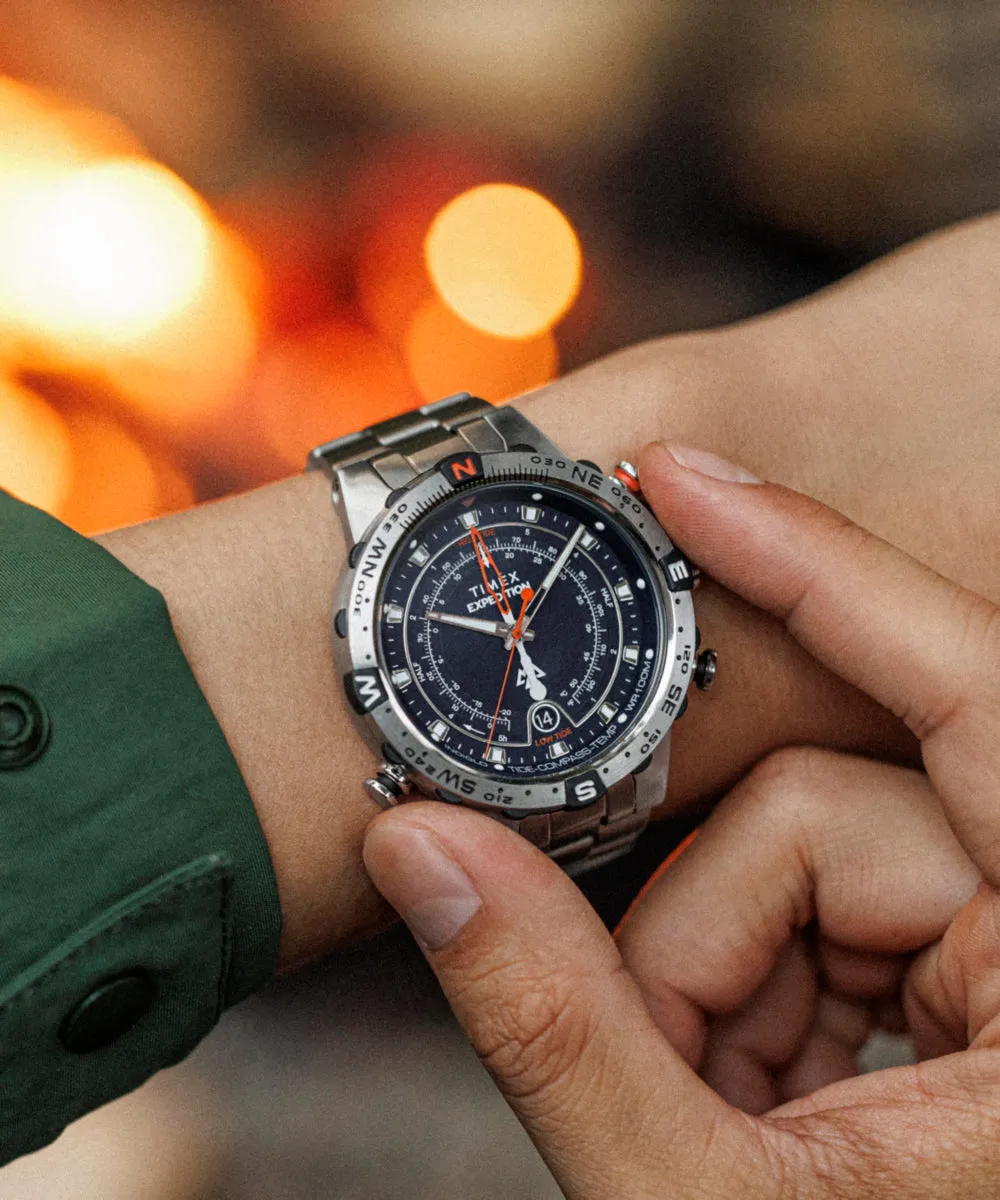 Expedition Tide-Temp-Compass 45mm Stainless Steel Bracelet Watch sold by Timex product image thumbnail 2