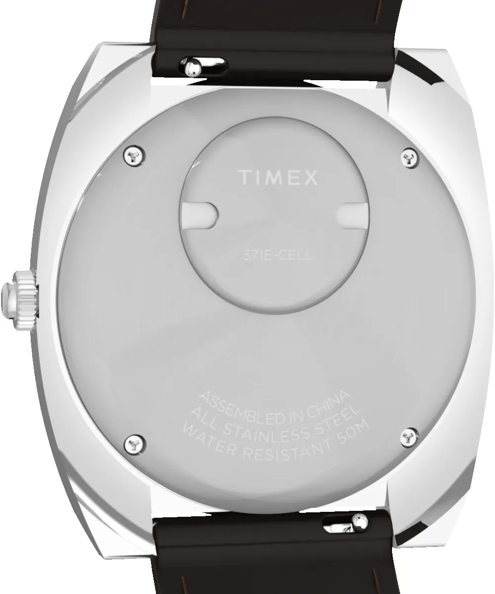 Q Timex® 1972 World Time 39mm Leather Strap Watch sold by Timex product image thumbnail 4