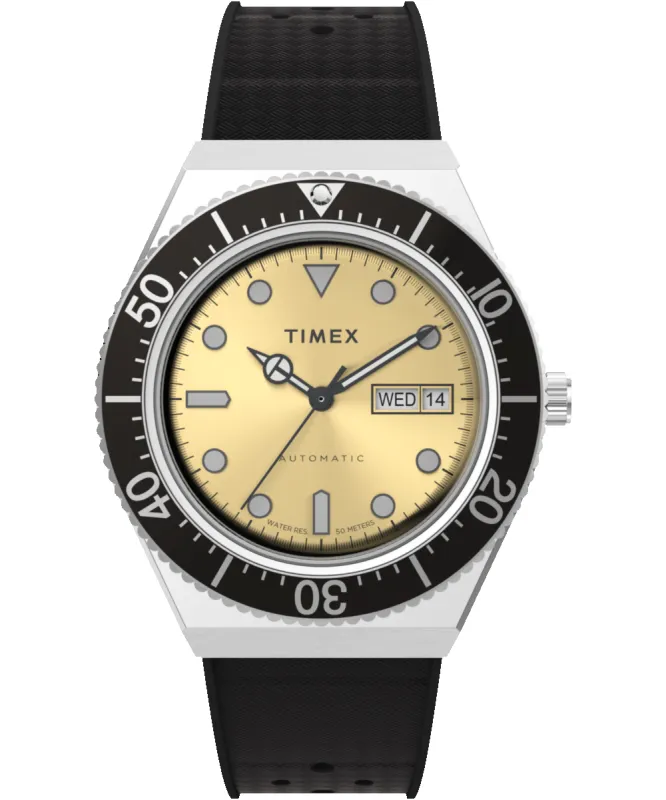 M79 Automatic 40mm Synthetic Rubber Strap Watch sold by Timex