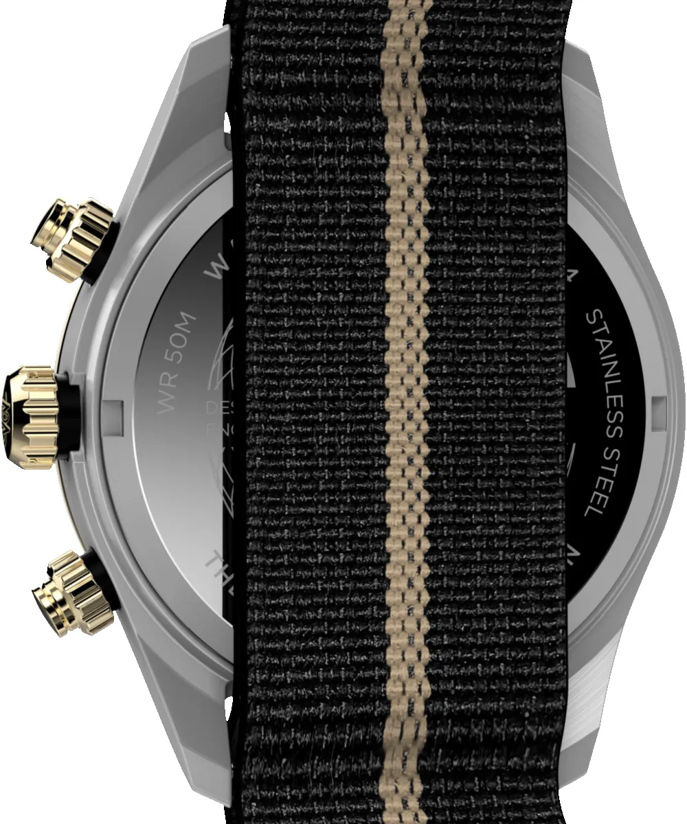 Waterbury Heritage Chronograph 39mm Fabric Strap Watch sold by Timex product image thumbnail 4