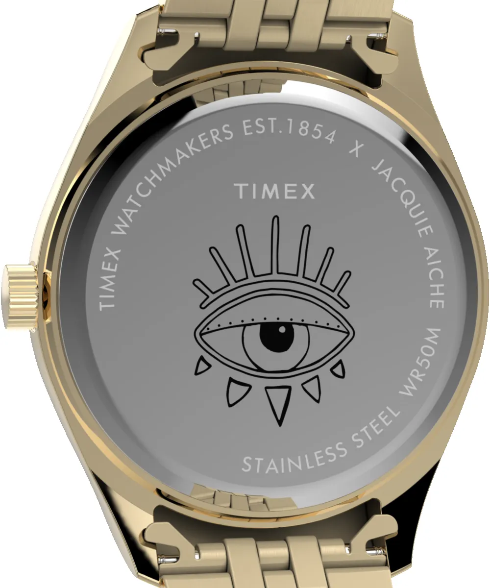Timex x Jacquie Aiche 36mm Stainless Steel Bracelet Watch sold by Timex product image thumbnail 4