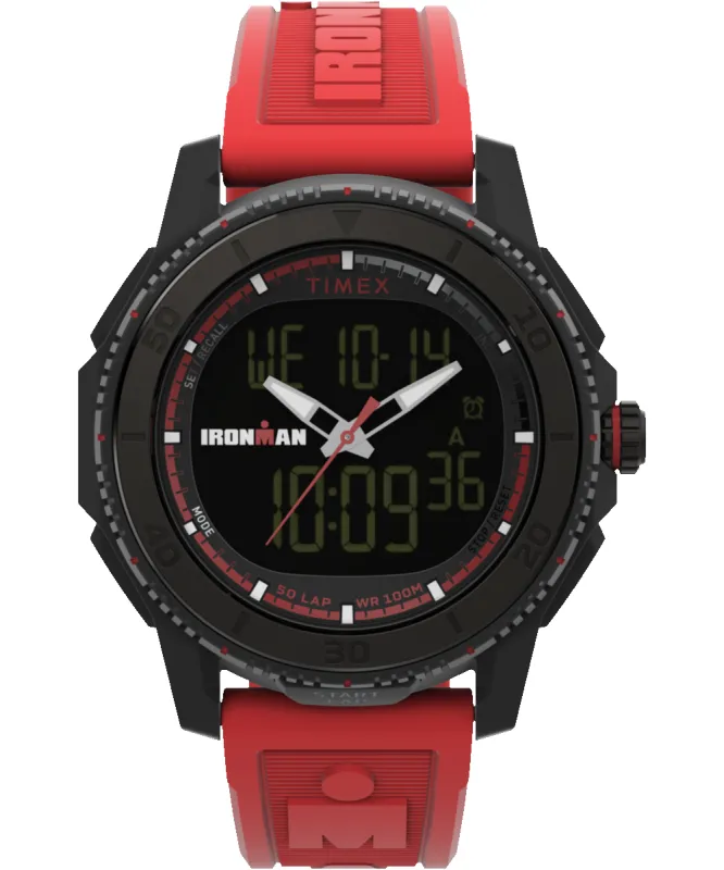 TIMEX® IRONMAN® Adrenaline Ana-digi 46.5mm PU Strap Watch  sold by Timex