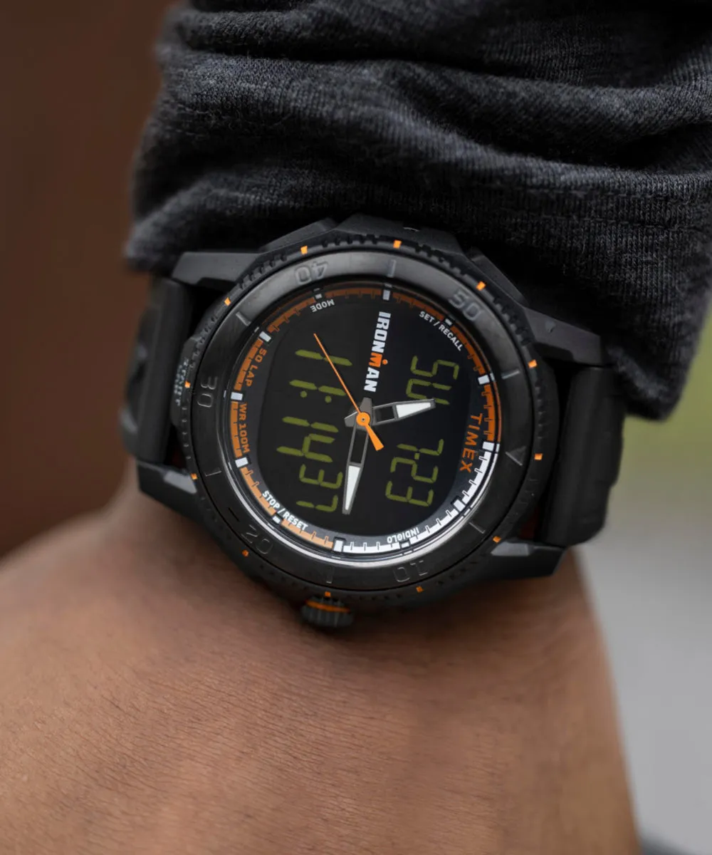 TIMEX® IRONMAN® Adrenaline Ana-digi 46.5mm PU Strap Watch sold by Timex product image thumbnail 2