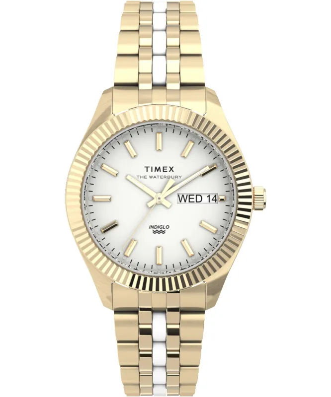 Waterbury Legacy Boyfriend 36mm Stainless Steel Bracelet Watch sold by Timex