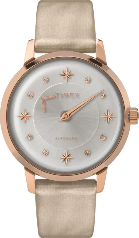 Celestial Opulence Automatic 38mm Textured Strap Watch sold by Timex