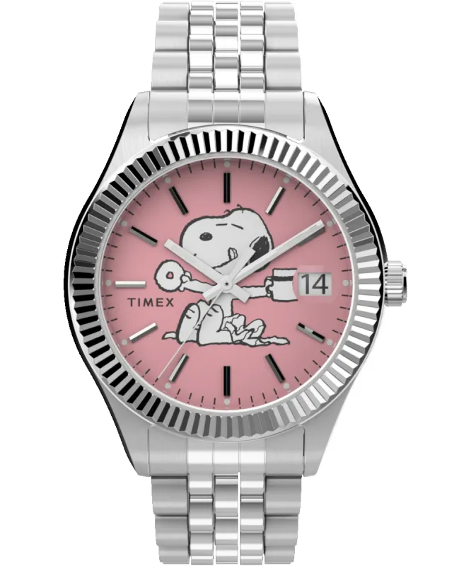 Timex x Peanuts® Timex Legacy 34mm Stainless Steel Bracelet Watch sold by Timex