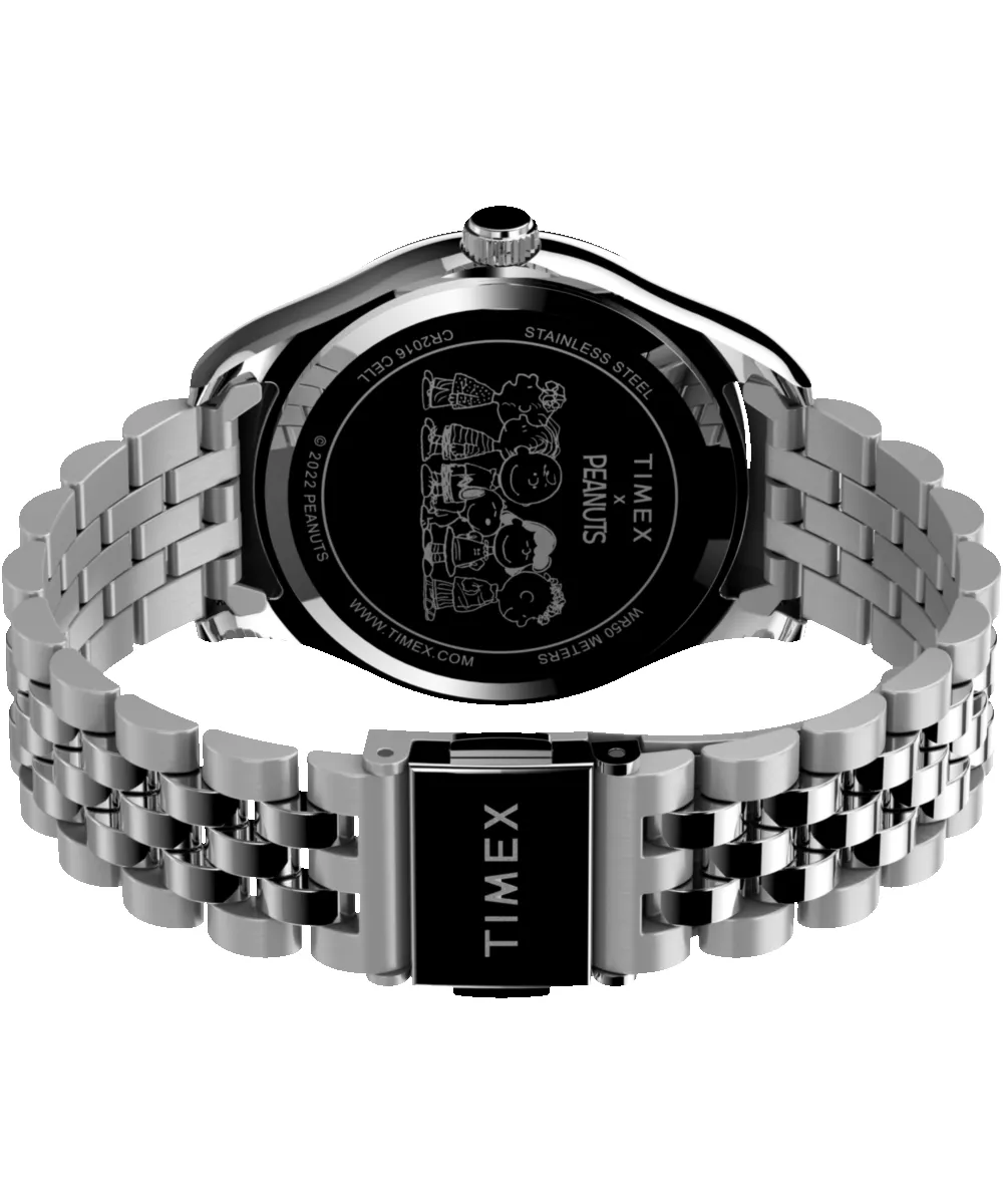 Timex x Peanuts® Timex Legacy 34mm Stainless Steel Bracelet Watch sold by Timex product image thumbnail 5