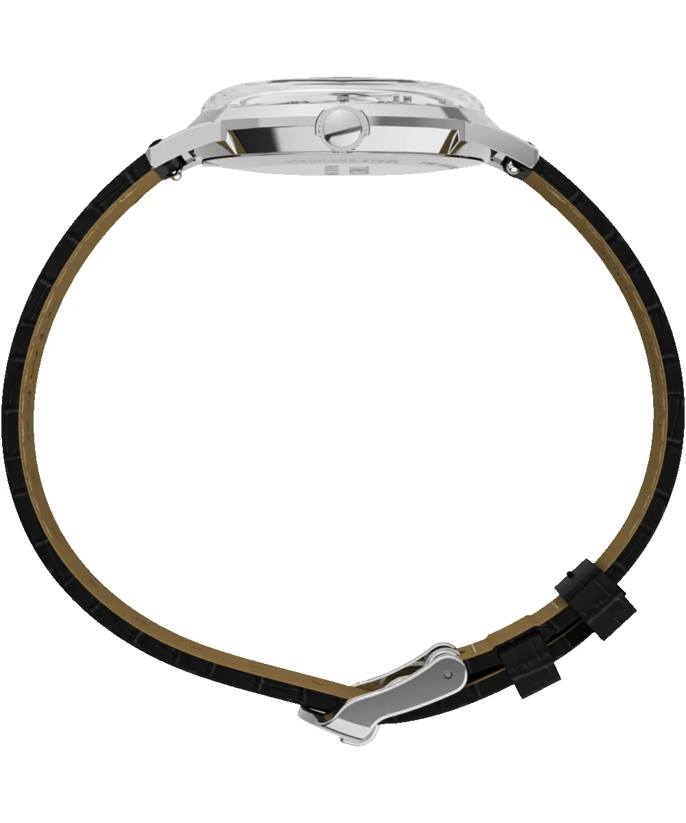 Marlin® Quartz 34mm Leather Strap Watch sold by Timex product image thumbnail 4