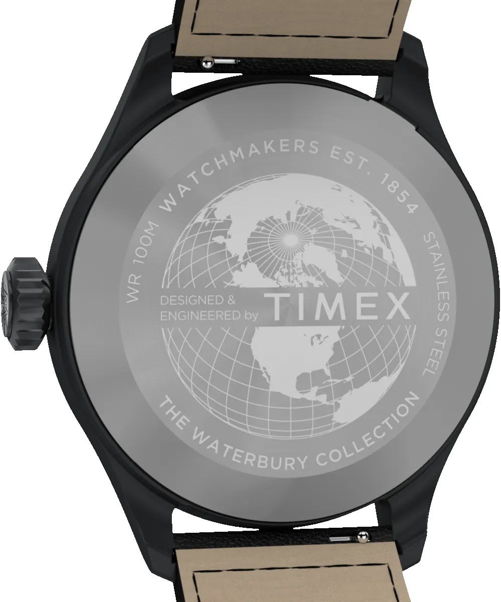 Waterbury Ace 41mm Leather Strap Watch sold by Timex product image thumbnail 5