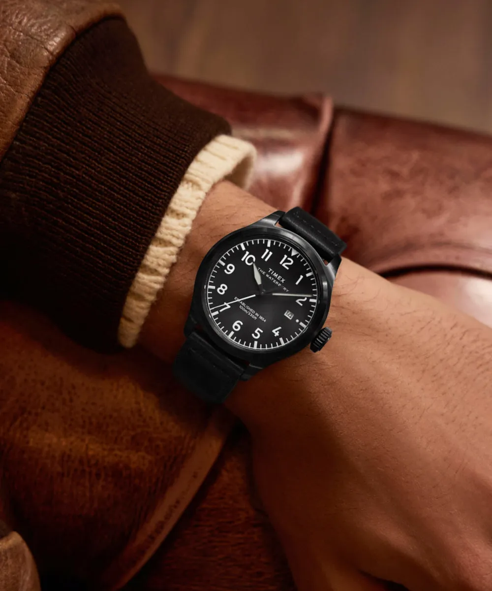 Waterbury Ace 41mm Leather Strap Watch sold by Timex product image thumbnail 2