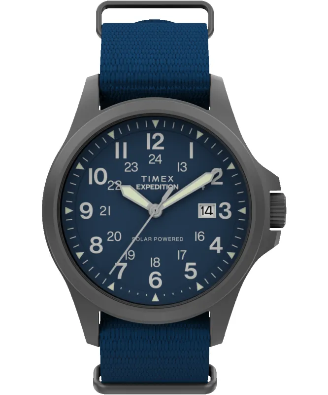 Expedition® Field Post Solar 41mm Eco-Conscious Fabric Strap Watch sold by Timex