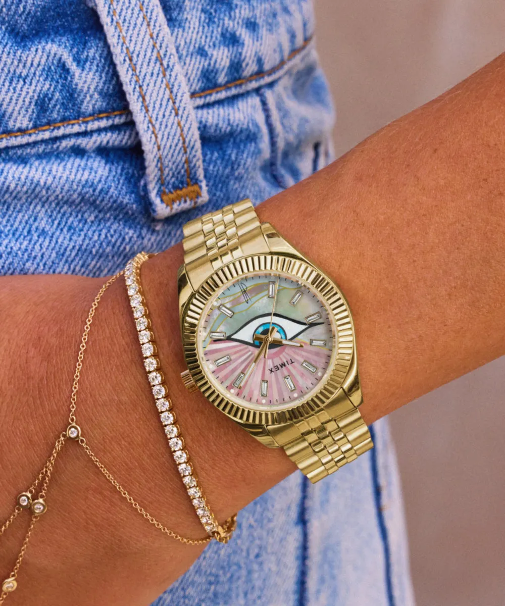 Timex x Jacquie Aiche 36mm Stainless Steel Bracelet Watch sold by Timex product image thumbnail 2