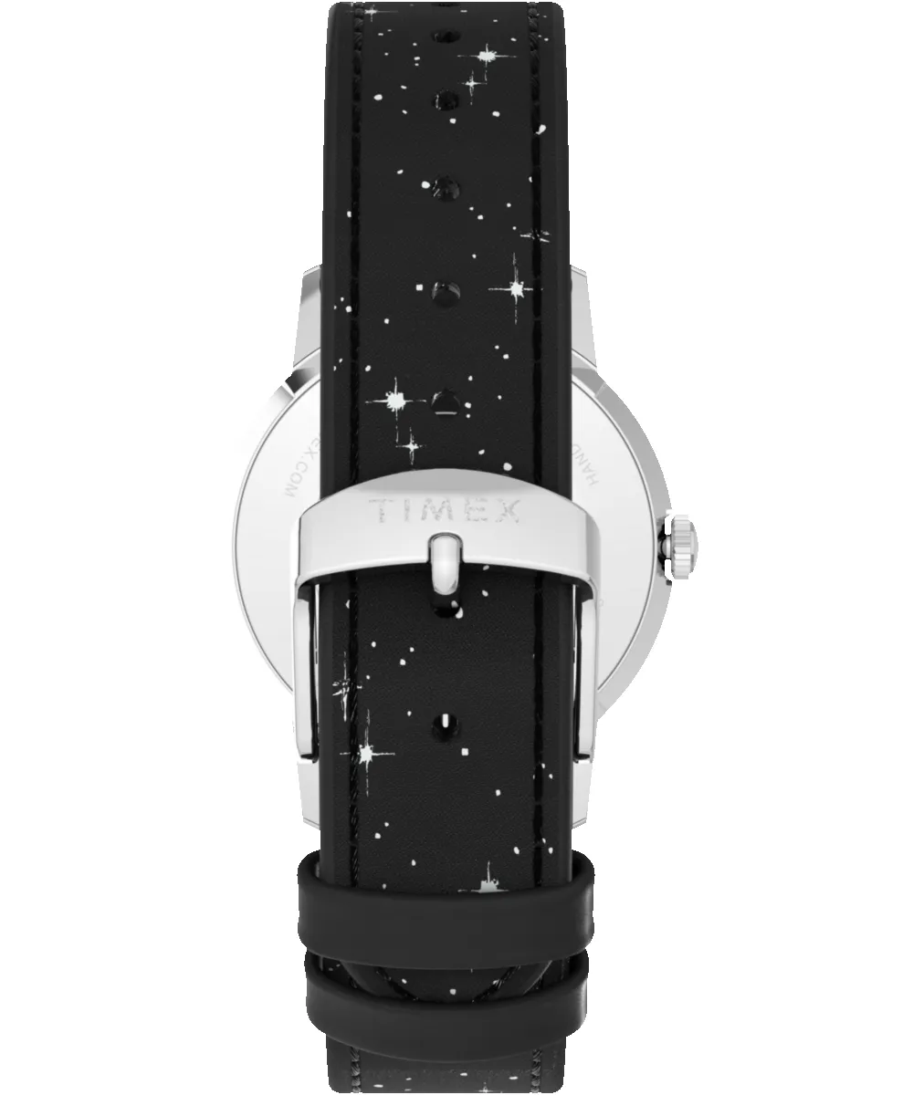 Timex x Peanuts® Marlin® Hand-Wound Space 34mm Leather Strap Watch sold by Timex product image thumbnail 3