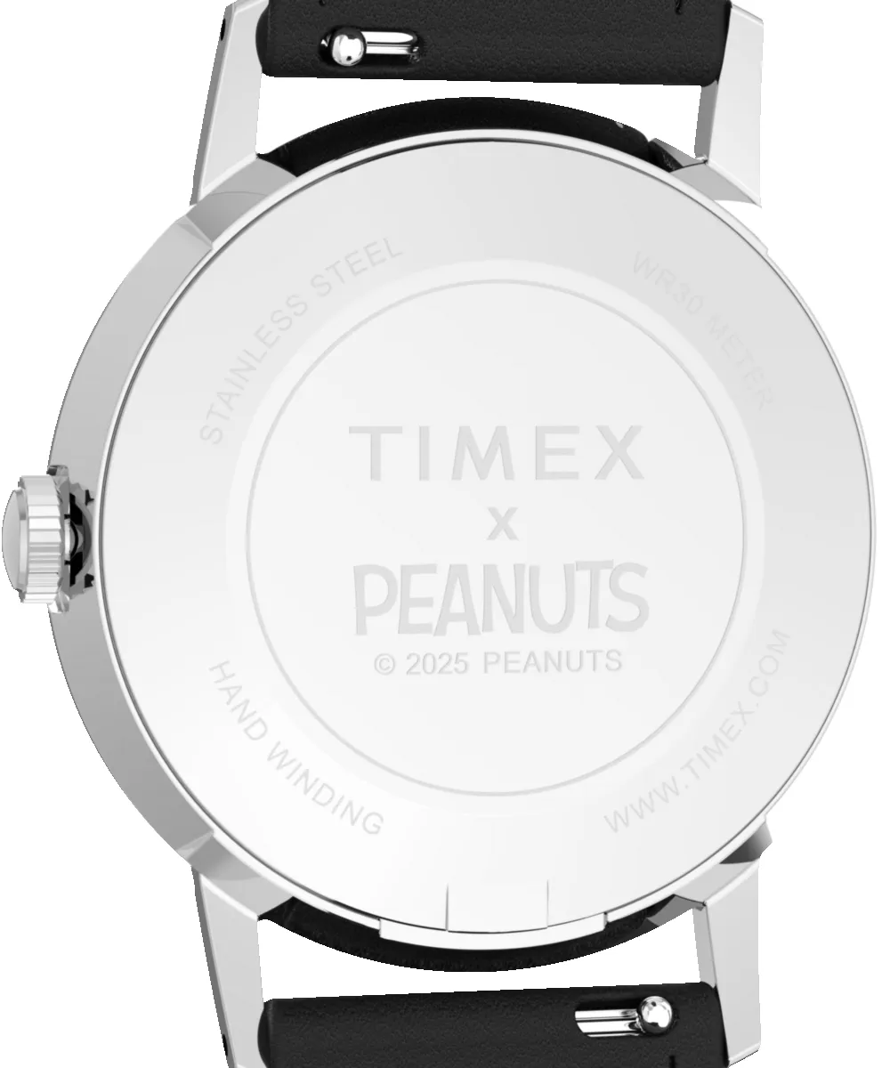 Timex x Peanuts® Marlin® Hand-Wound Space 34mm Leather Strap Watch sold by Timex product image thumbnail 4
