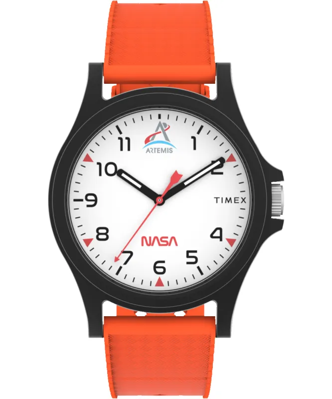 Timex Main Street NASA Artemis 40mm Silicone Strap Watch sold by Timex