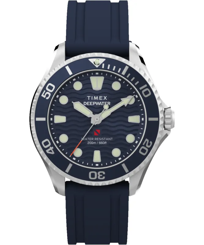 Deepwater Meridian 200 38mm HNBR Rubber Strap Watch sold by Timex