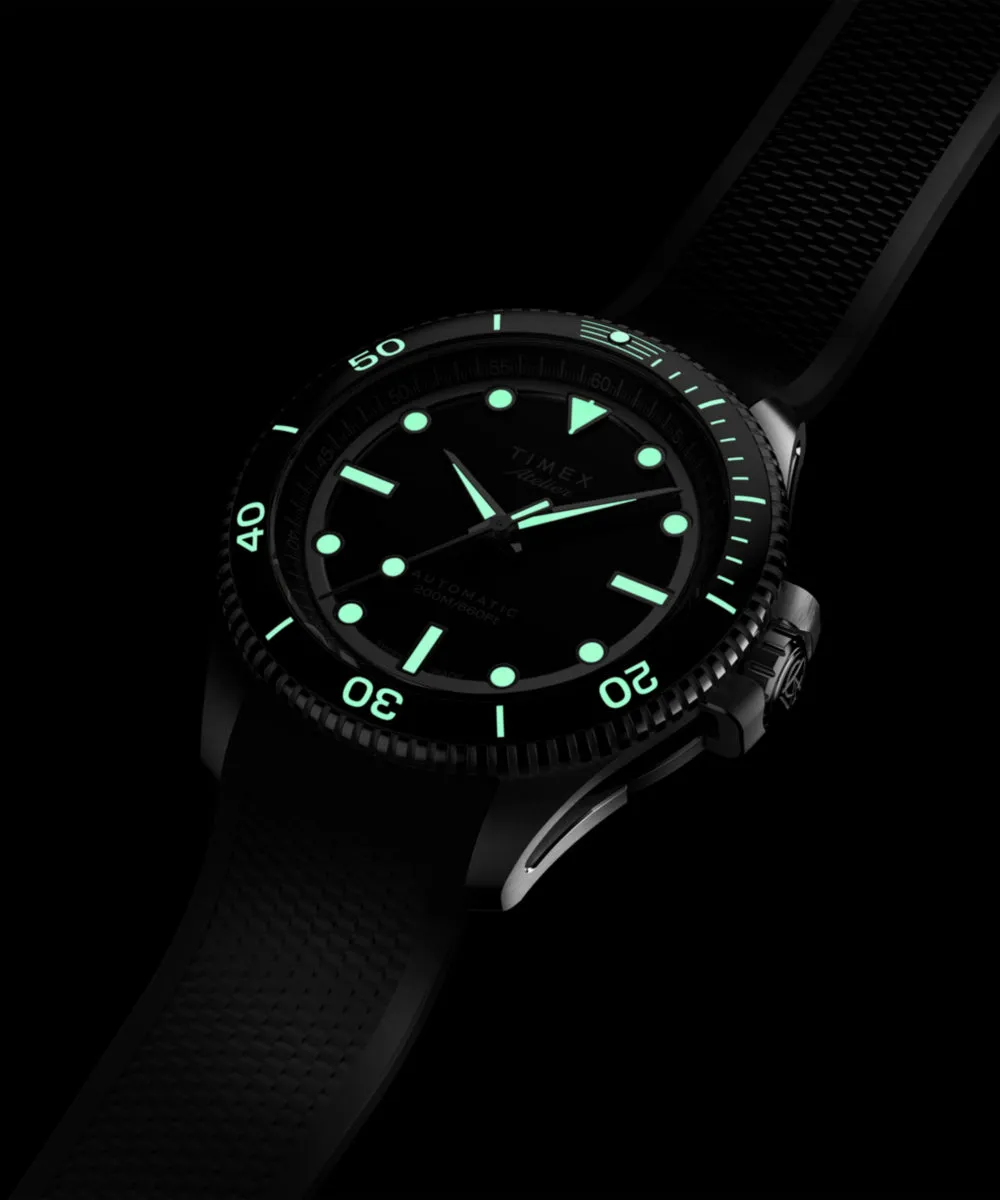 Timex Atelier Marine M1a 41mm Swiss Made Automatic NBR Synthetic Rubber Strap sold by Timex product image thumbnail 5