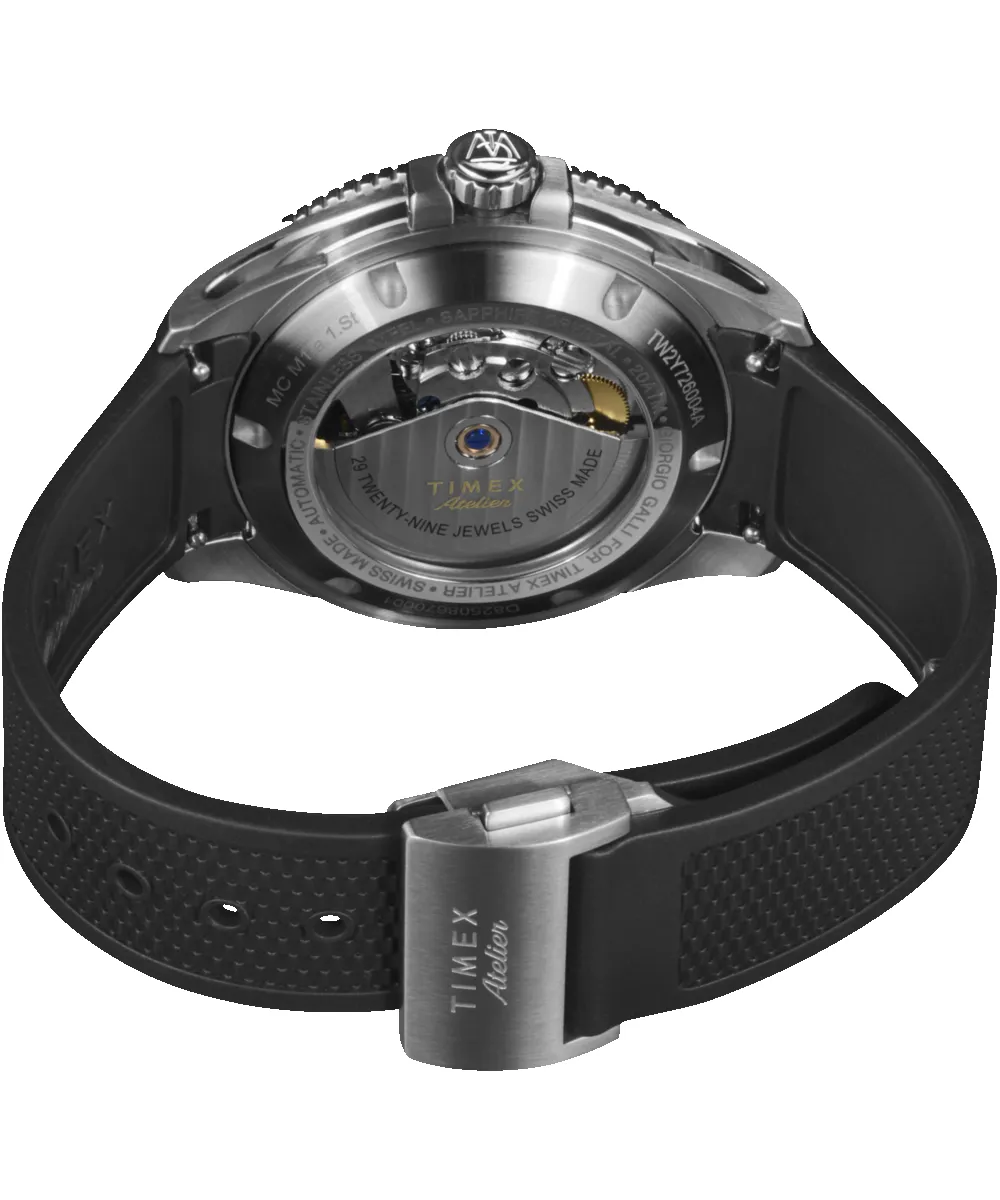 Timex Atelier Marine M1a 41mm Swiss Made Automatic NBR Synthetic Rubber Strap sold by Timex product image thumbnail 4