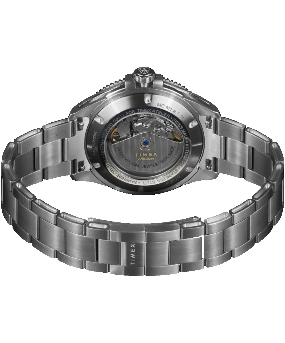 Timex Atelier Marine M1a 41mm Swiss Made Automatic Stainless Steel Bracelet sold by Timex product image thumbnail 4