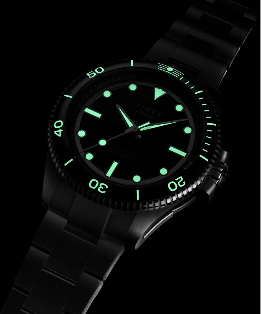 Timex Atelier Marine M1a 41mm Swiss Made Automatic Stainless Steel Bracelet sold by Timex product image thumbnail 5